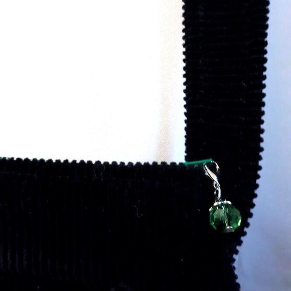 New ROCK N ROLL Crossbody Purse Bag Black Bright Green Punk Rave Grunge Hippie - Picture 5 of 11